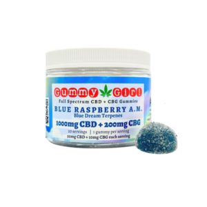 Blue Raspberry A.M. 30 Pack — 1000mg CBD & 200mg CBG