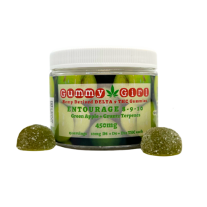 Green Apple Entourage — 450mg D8, D9, + D10 THC - 15 Pack