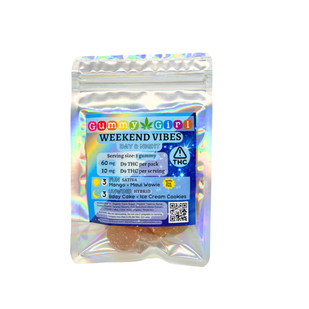 Weekend Vibes 6 Pack — 60mg Delta 9 THC