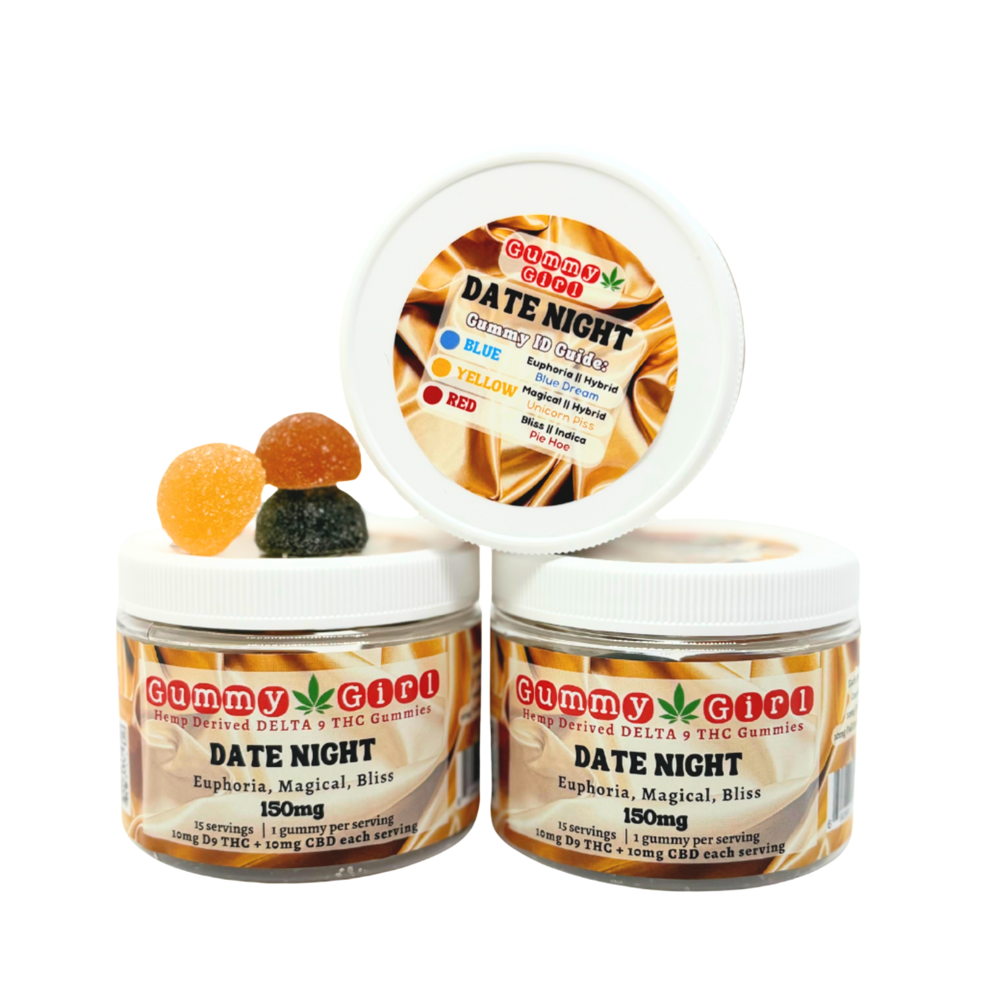 Date Night Combo Pack 150mg High-Potency Delta-9 THC