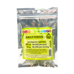 Gummy Girl Daily Focus 5mg Delta-9 THC + 5mg CBD 10pk