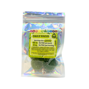 Gummy Girl Daily Focus 5mg Delta-9 THC + 5mg CBD 3pk